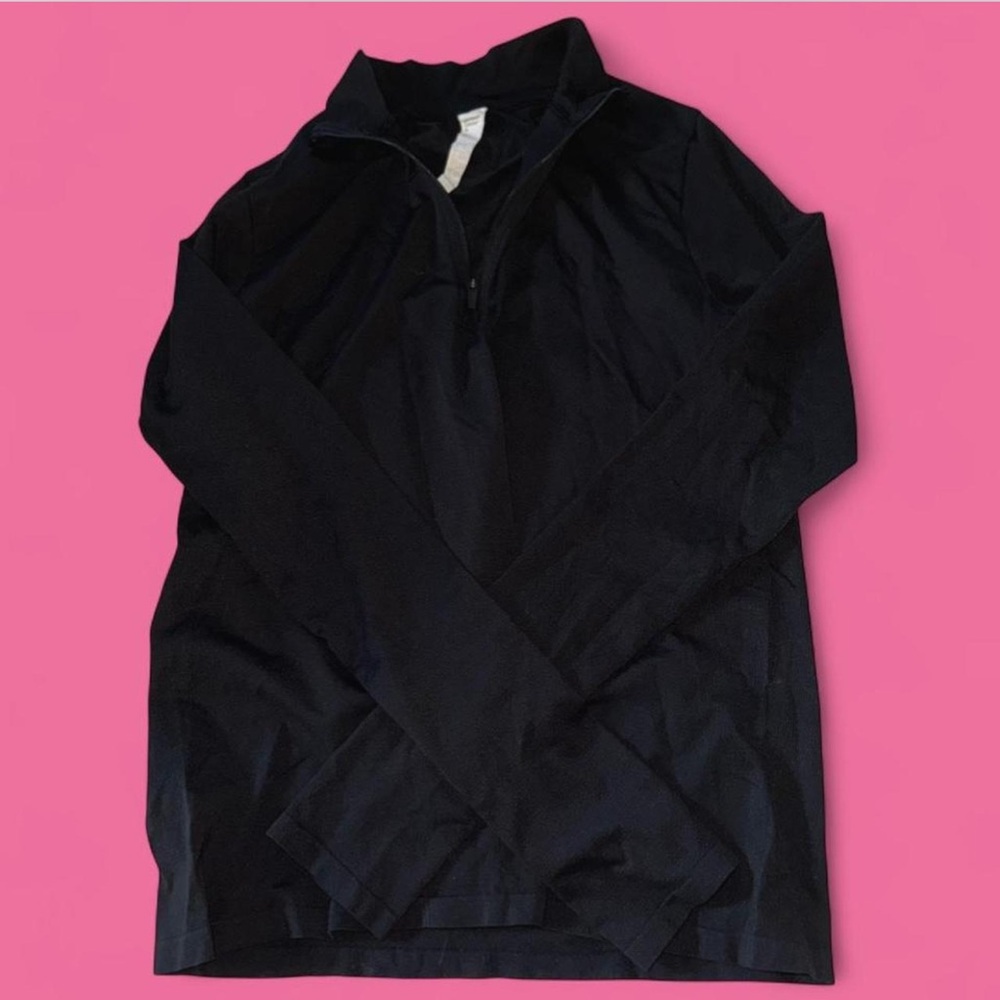 Fabletics Black Athletic Quarter Zip Jacket - image 3